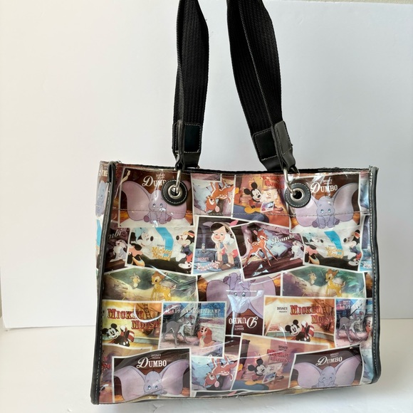 Vintage Disney Cartoon Collage Tote Bag - Picture 1 of 10